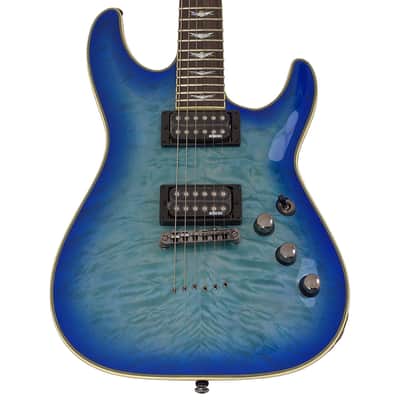 Schecter Omen Extreme-6 Guitar Ocean Blue Burst B-Stock 1132 image 2