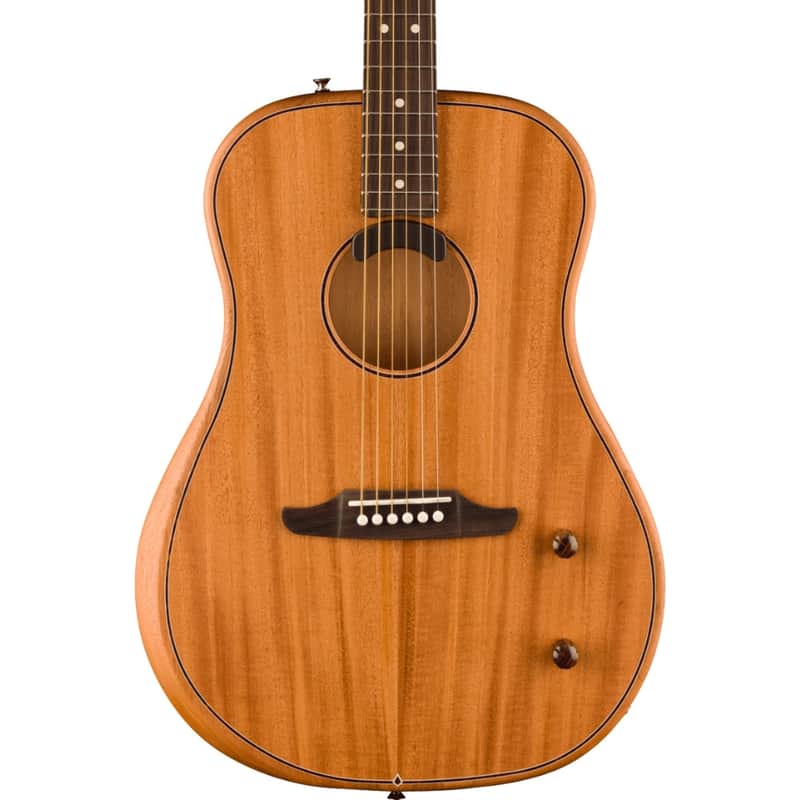 Fender Highway Series Dreadnought Acoustic Electric - All Mahogany image 1