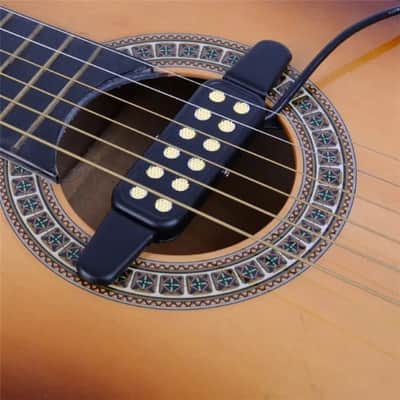 Luvay KQ-3 Acoustic Guitar Pickup 2020 black image 3