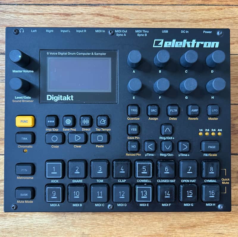 Elektron Digitakt 2017 - 2024 - Black image 1