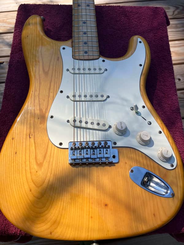 Vintage MIJ Fernandes Burny Custom Stratocaster 1976 - Natural image 1