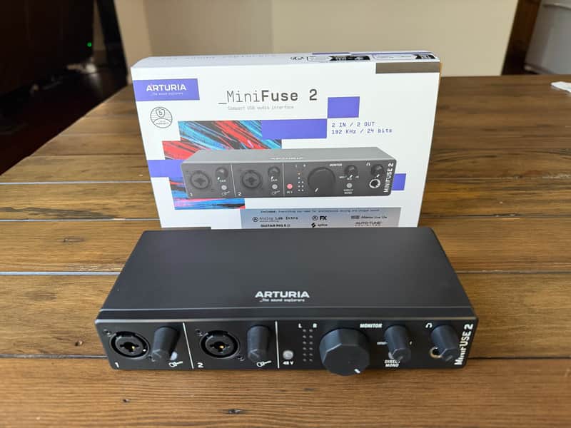 Arturia MiniFuse 2 USB-C Audio Interface - Black - LNIB image 1