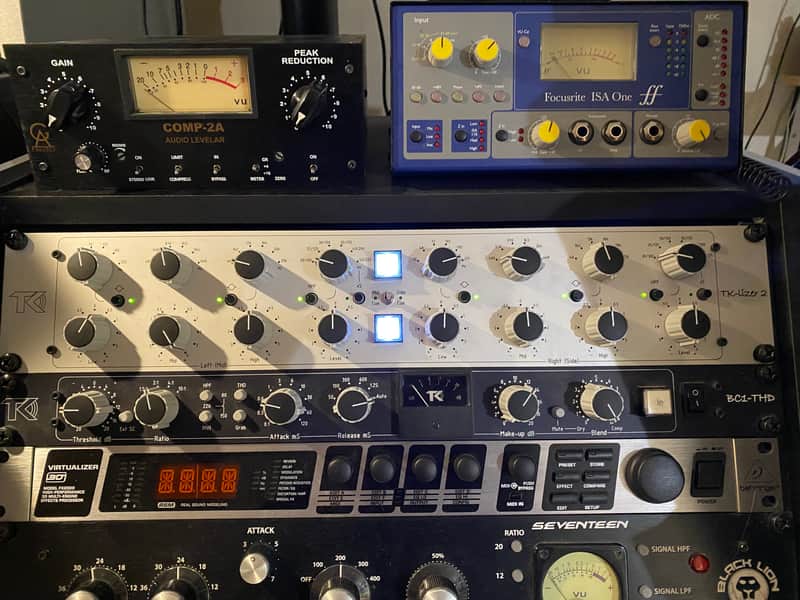 TK Audio TK-Lizer 2 Stereo Baxandall EQ with M/S Circuit 2022 - Present - Silver image 1