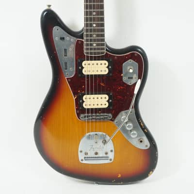 [SALE Ends June 22] Fender Kurt Cobain Road Worn Jaguar Sunburst Signature Model Lacquer Relic 2014 MEXICO image 2