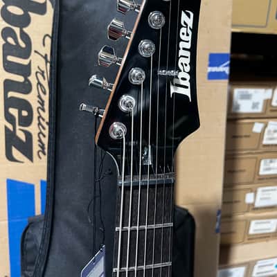 Ibanez Premium AZ427P2QM 7-string Electric Guitar - Twilight Blue Burst image 4