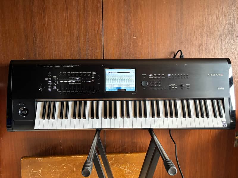 Korg Kronos X 73 Key Workstation Keyboard ver 3.1.4 w/ case image 1