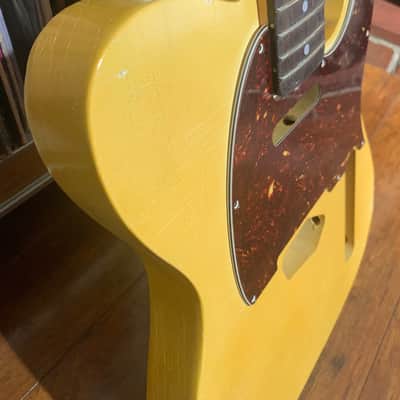 JVG TL Body and NECK Blond aged Bananna color Aged RELIC nitro lacquer Luthier Built by JVGuitars image 5