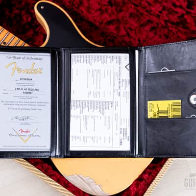 Fender Custom Shop Limited '51 Telecaster HS Blackguard Relic w/ Humbucker, Faded Butterscotch image 15