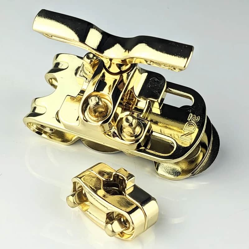 INDe BR2 Suspension Bracket with Wingnut - Brass Plated image 1