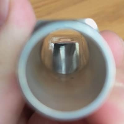 Otto Link Double Ring (modern copy) Retro Revival Crescent 8 - Sterling Silver Plated image 11