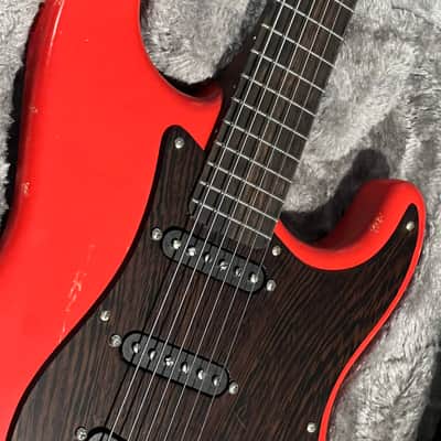 1979 Tokai Silver Star Strat Style Electric Guitar - Dakota Red - Warmoth Neck - SS Frets - P90 Pickups - Callaham Bridge/Saddles - Custom Wood Pickguard image 2