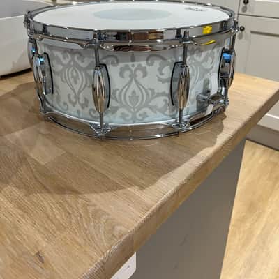 Q Drum Co. 10 ply maple 2020 - White abalone lacquer image 7