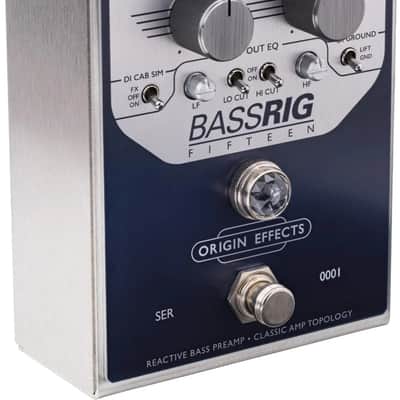 Origin Effects BASSRIG Fifteen Amp Simulator/DI Bass Effects Pedal image 3