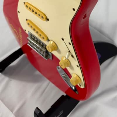 Aria Budweiser Branded Electric Guitar Body Loaded 2000’s - Red image 8