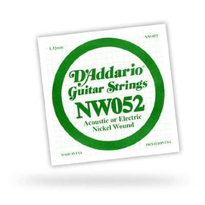 D'Addario Single .052 XL Nickel Wound String image 3