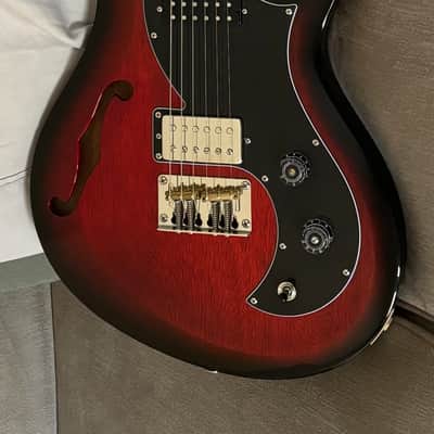 2024 PRS S2 Vela Semi-Hollow with Narrowfield Pickup 2024 Scarlet Sunburst image 2