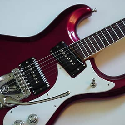 1990/91 Mosrite Nokie Model Candy Apple Red USA Made EX/NM w/HSC image 2