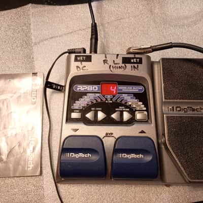 DigiTech RP80 Modeling Guitar Processor w/adapter & USER GUIDE image 1