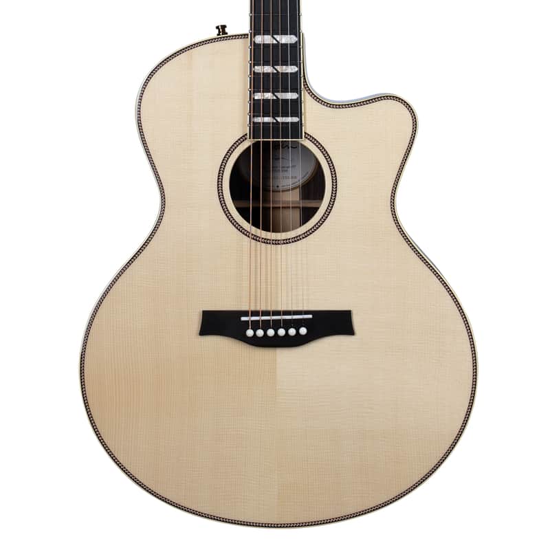 Godin Connaisseur MJ Acoustic-Electric Guitar - Natural w/Case image 1