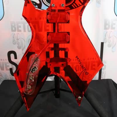 B.C. Rich Warlock Red Acrylic w/ HSC image 3