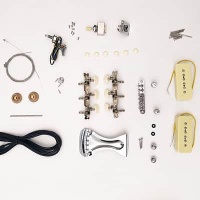 Hollow Body Parlor Style Electric Guitar Kit image 6