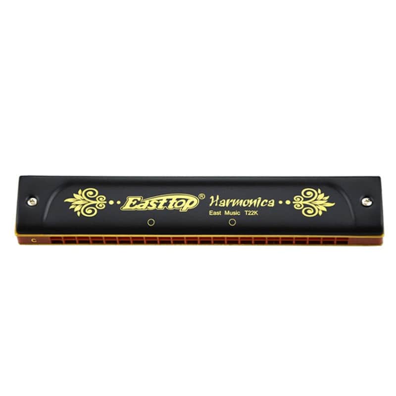 22 Holes Professional Tremolo Harmonica Key of D image 1