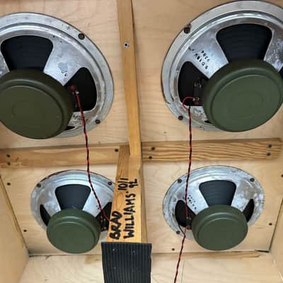 Vintage 1971 Marshall 4x10 Guitar Amplifier Speaker Cabinet Celestion 9384 1970s image 16