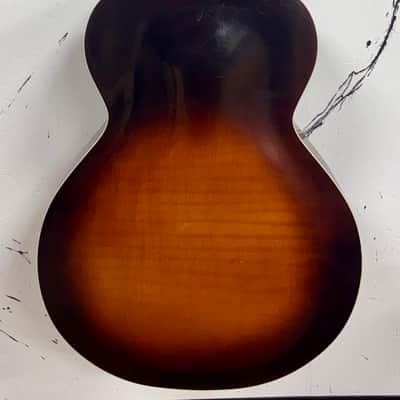 Vintage Kay P-3 Archtop Acoustic – Sunburst – w/ Period-Correct Case image 5
