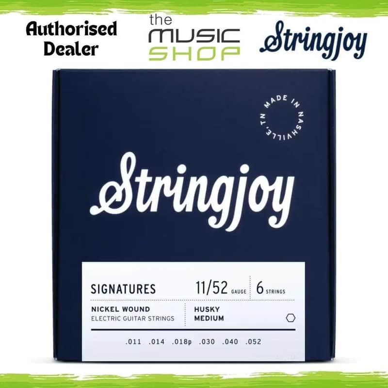 Stringjoy Signatures 11-52 Husky Medium Gauge Electric Guitar Strings- SJ-HSK11 image 1
