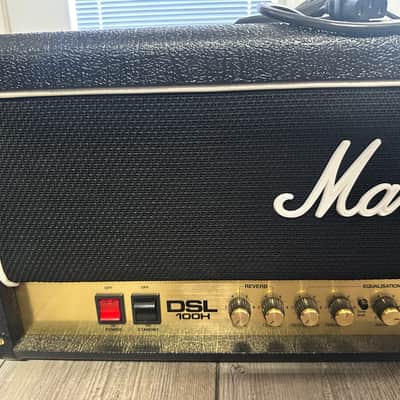 Marshall DSL100H 2-Channel 100-Watt Guitar Amp Head 2012 - 2017 - Black image 3