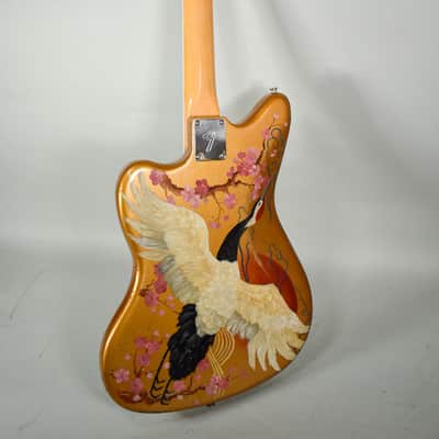 New Guardian Hand Painted Guitars "Golden Orient" Fender Jazzmaster w/HSC image 20