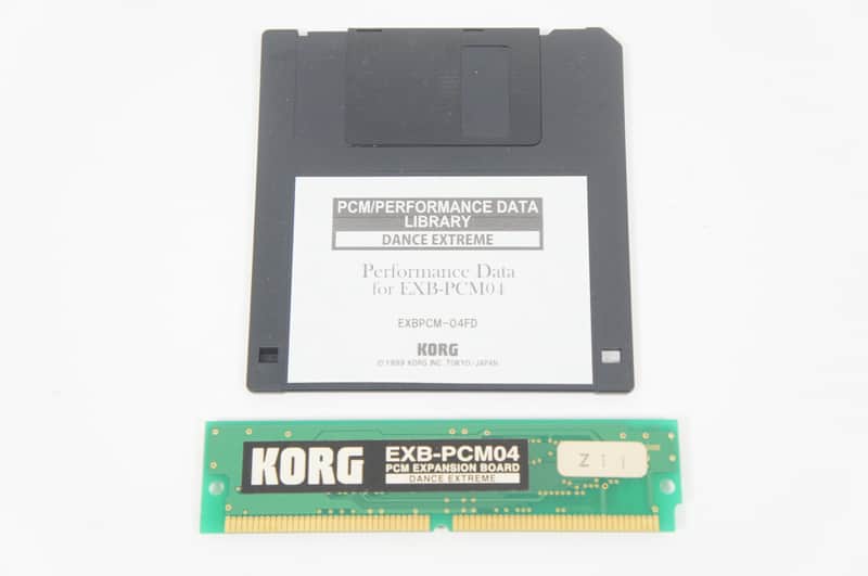 KORG EXB-PCM04 DANCE EXTREME PCM Expansion Board w/ Floppy Disk image 1