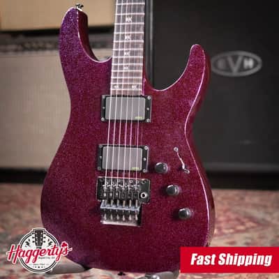 ESP LTD KH-602 Kirk Hammett Signature Electric Guitar - Purple Sparkle with Hardshell Case - Used image 1