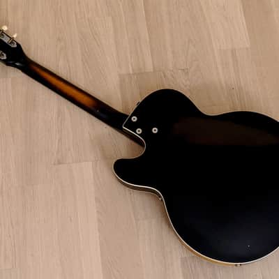 1963 Harmony Rocket H54 Vintage Electric Guitar Sunburst w/ DeArmond Gold Foils image 16