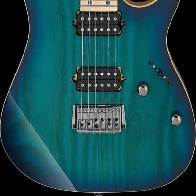 Ibanez RG Prestige 6 String Electric Guitar w/Case - Nebula Green Burst (RG652AHMFXNGB) image 3