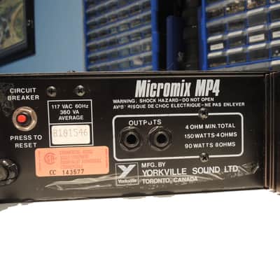 Yorkville Micromix MP4 mid 1990 image 5