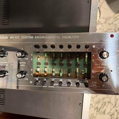 McIntosh MQ107 Environmental Equalizer with capacitor kit- chrome image 5