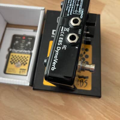 EBS DynaVerb Studio Edition Bass Reverb 2010s - Yellow/Black image 7