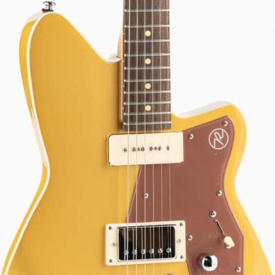 Reverend Double Agent W Limited Dealer Run - Venetian Gold with Root Beer Pickguard image 5