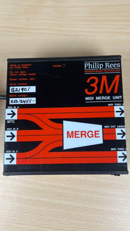 Philip Rees 3M MIDI Merge Unit image 1