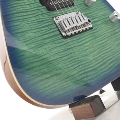 Charvel MJ Dinky DK24 HSH 2PT W MAH FM 2024 Caribbean Burst 3847gr image 8