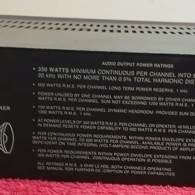 CARVER M-1.5t 2 CHANNEL MAGNETIC FIELD POWER AMPLIFIER (SERVICED & WORKING) Very nice condition (See Video) image 12