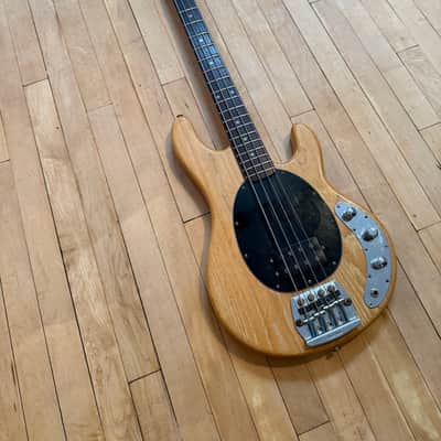 1982 Music Man Stingray Bass Guitar Natural Rosewood image 3