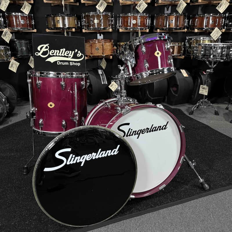 Slingerland StudioKing 3-Piece 12/14/18 Bop Drum Kit Set Plum …