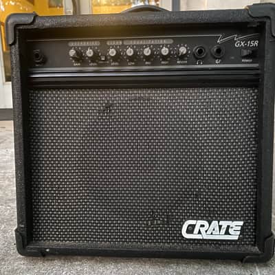 Crate GX-15 2-Channel 12-Watt 1x8" Guitar Practice Amp 1990s - Black image 4