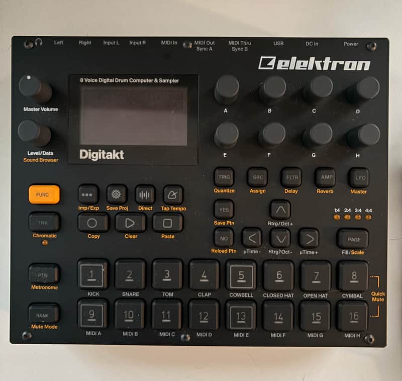 Elektron Digitakt 2017 - 2024 - Black image 1