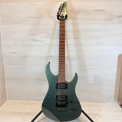 Yamaha RGX420S-D6 Drop 6 Baritone Electric Guitar Metallic Green Made in Taiwan 2003 image 8