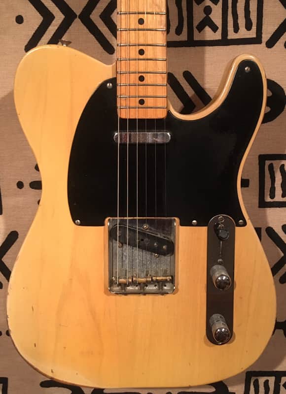 Fender Telecaster 1952 Black Guard 100% Original image 1