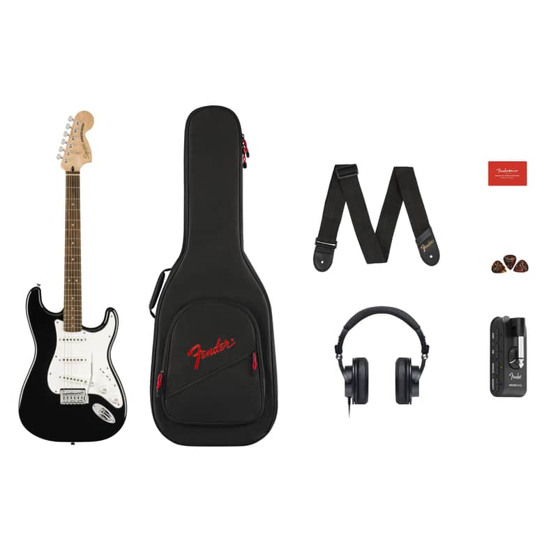 Squier Affinity Stratocaster Pack with Mustang Micro Amp image 1