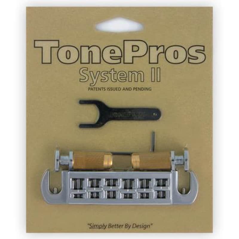 TonePros AVT2P Wraparound Set w/IMPERIAL Locking Studs – Chrome